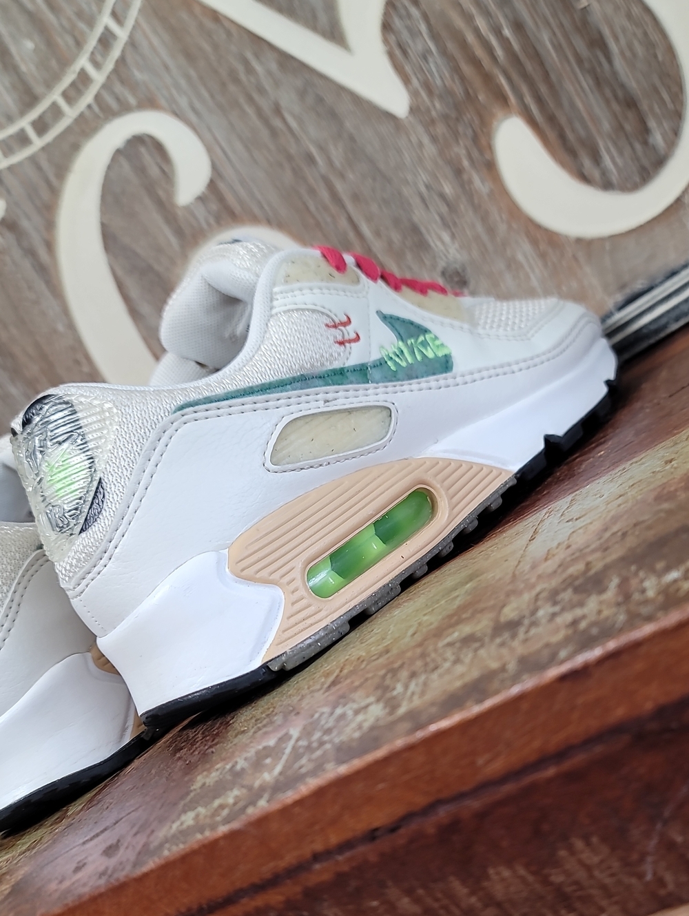 Nike Air Max 90 (Special Edition) 'Summit White Neptune Green' Wmns 7 Great Cond - Picture 10 of 14